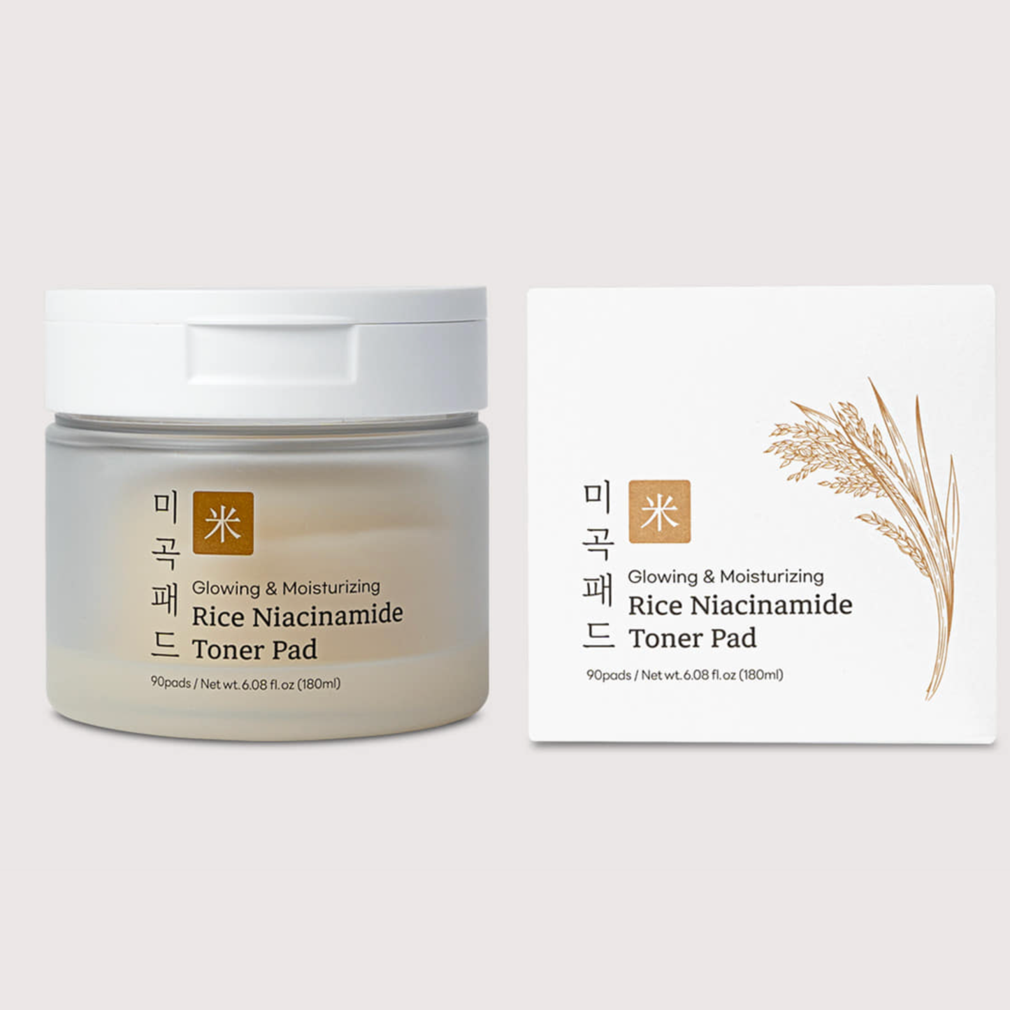 Glamfox Rice Niacinamide Toner Pad