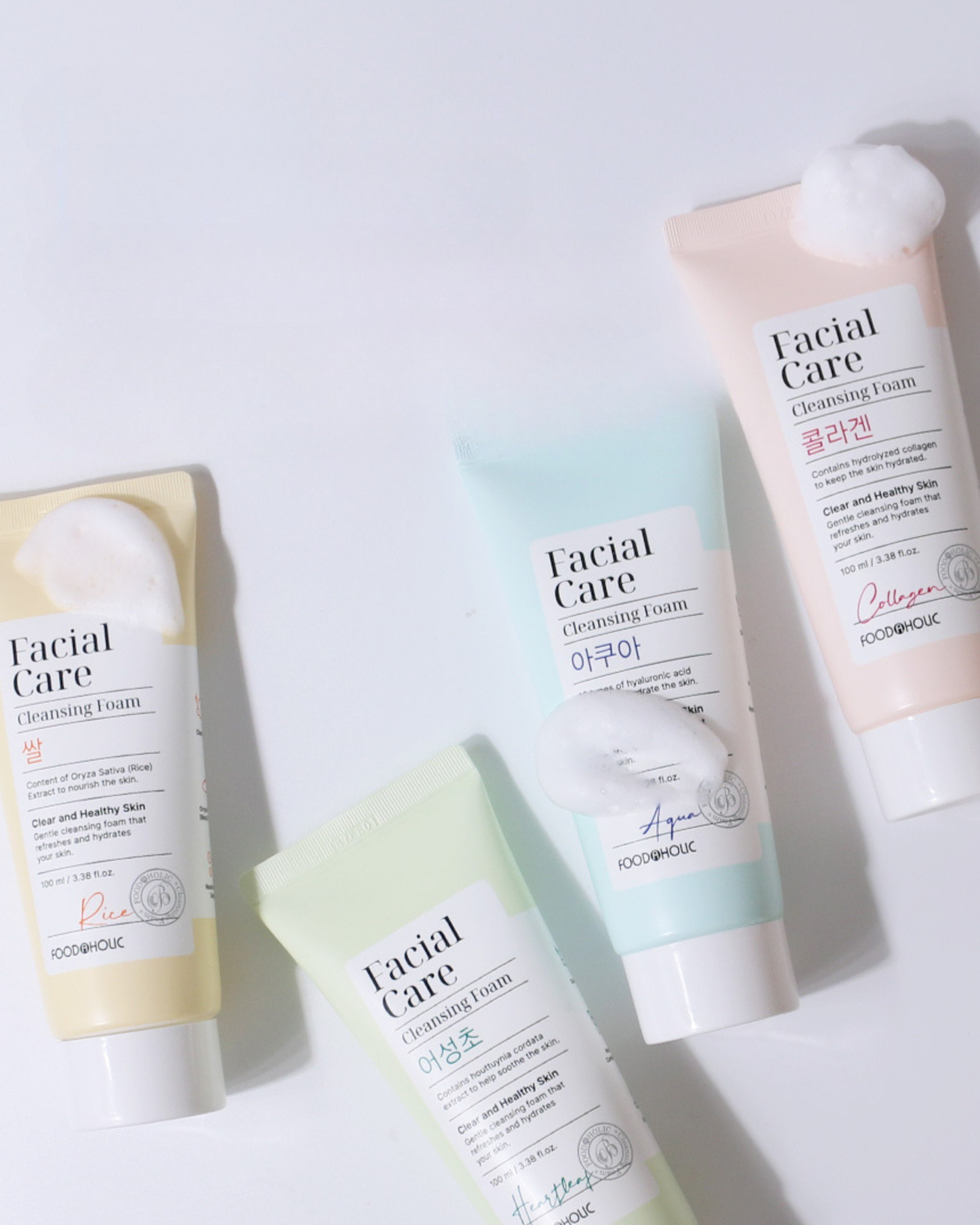 Facial Care Cleansing Foam Rice