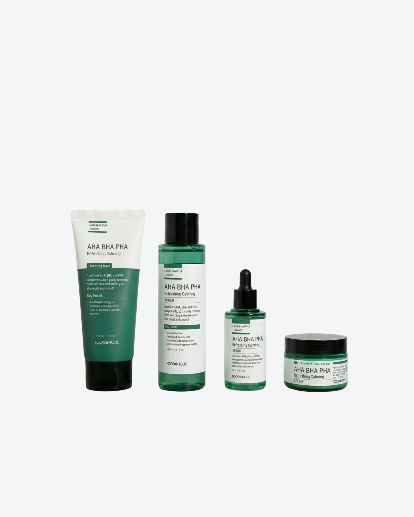 AHA BHA PHA Refreshing Calming Set for Blemish-Prone Skin