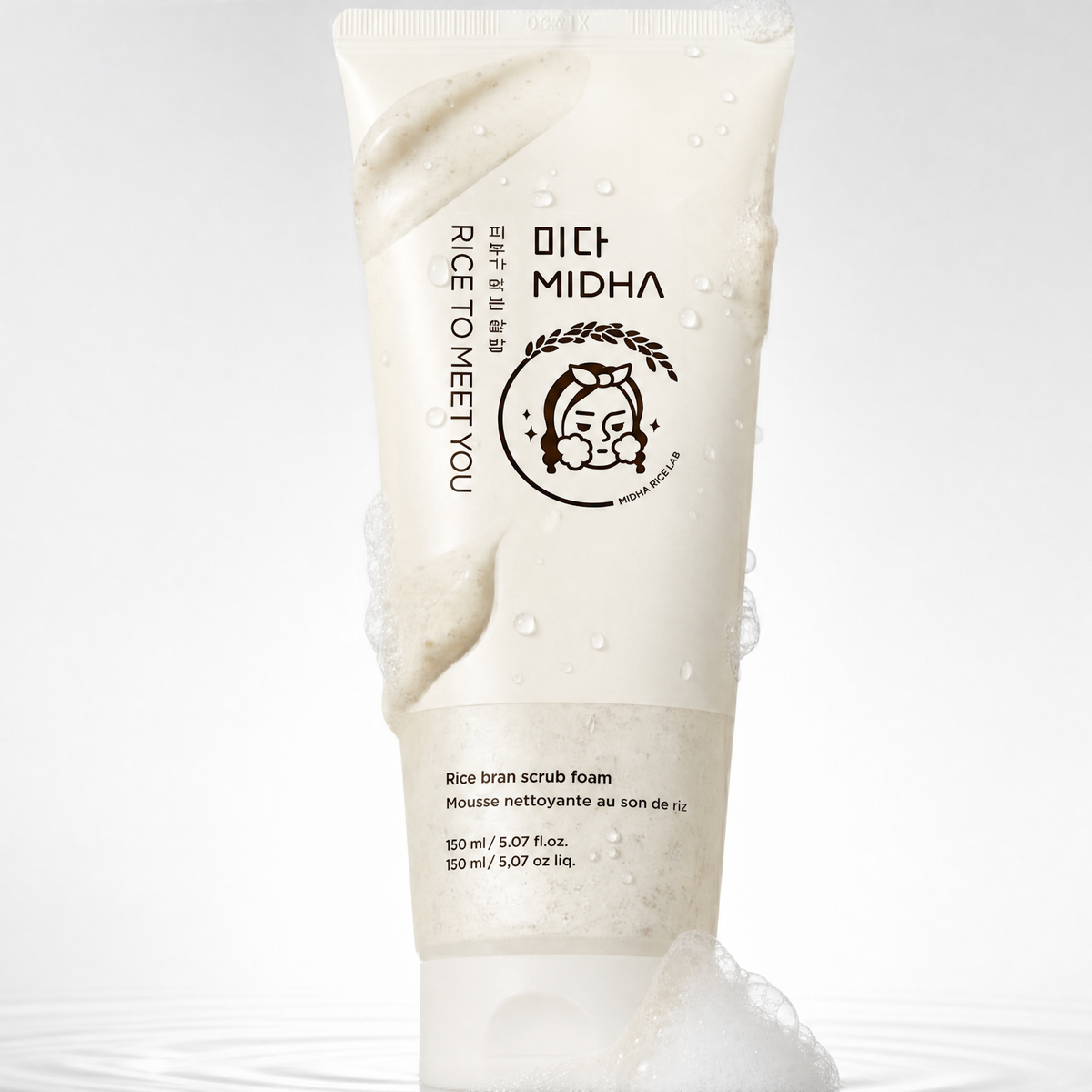 Rice Bran Scrub Foam